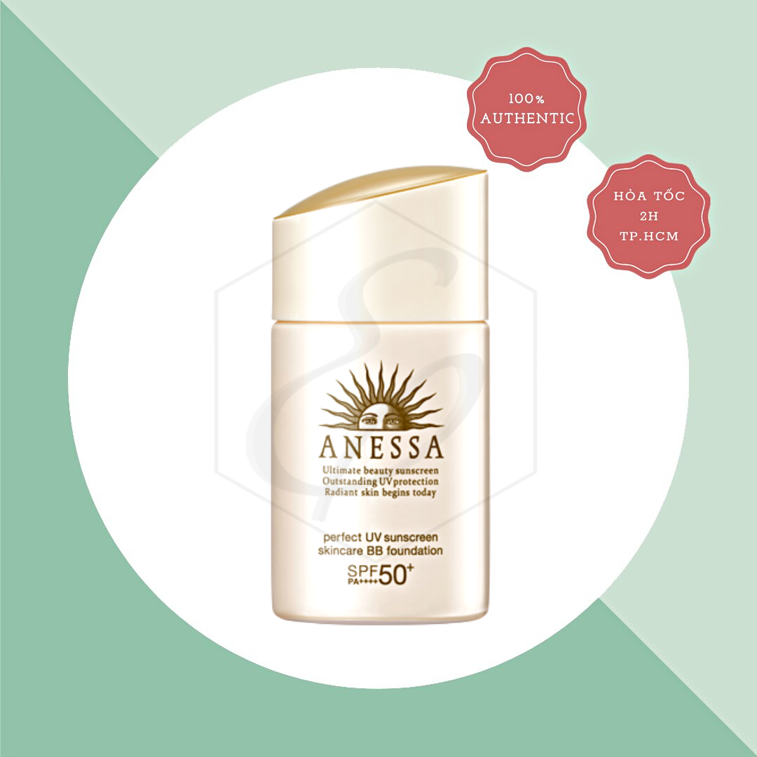 Kem Nền Trang Điểm Chống nắng Anessa Perfect UV Sunscreen Skincare BB Foundation SPF50+/ PA++++ - 25ml